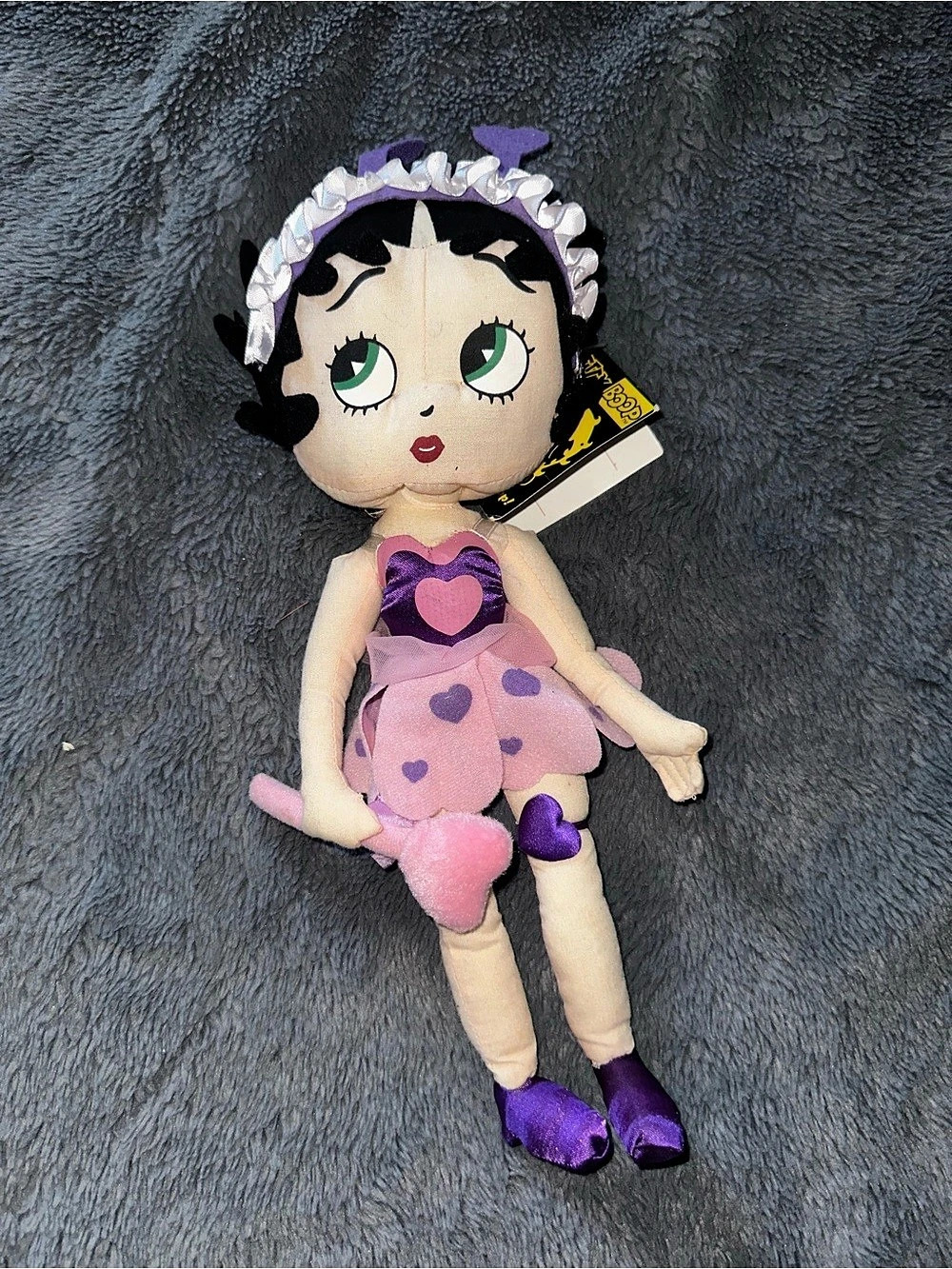 Betty Boop Plush Doll in Pink & Purple
